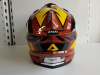 Шлем (мотард) Ataki JK802 Rampage коричневый/желтый глянцевый