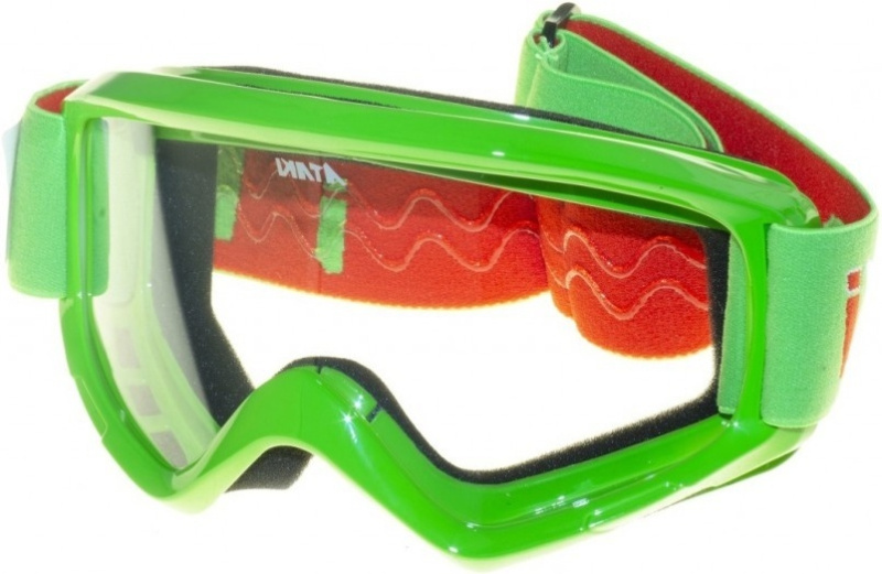 Очки для мотокросса ATAKI HB-319 зеленые глянцевые