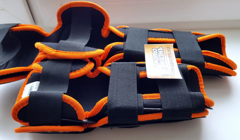 Комплект защиты  локтя и колена (4шт) ATAKI SC-610- черный/оранжевый