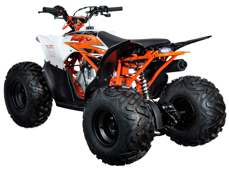 Квадрицикл KAYO AT110 (белый пластик 2024 г.) (ПТС)