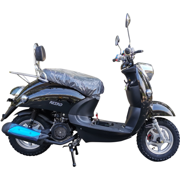 Скутер VMC RETRO BY49QT-2A 49 см3 СЕРИЯ N1500, сигнализация, кофр