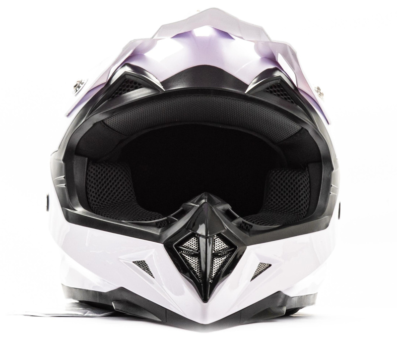 Шлем мото HIZER 615 white