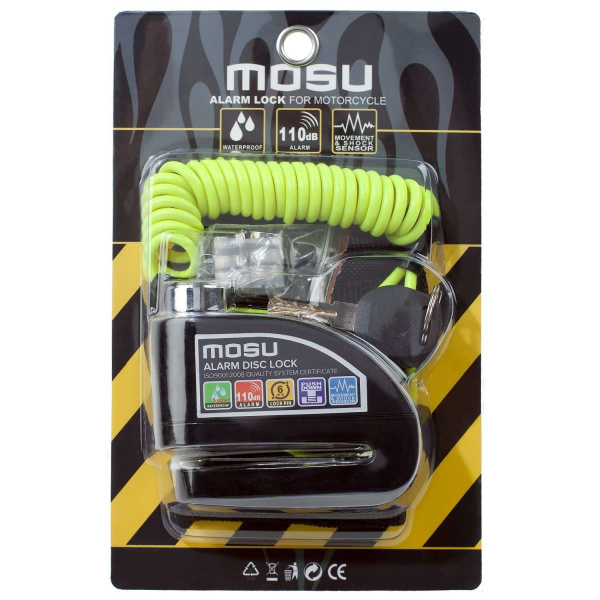 Замок противоугонный на тормозной диск с сигнализацией ADL