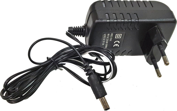 Зарядное устройство для АКБ автоматическое (YC41A) 12V 0,8а с круглым разъёмом "штекер" d=5,5 мм. 