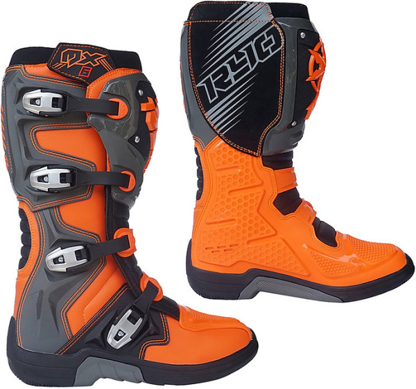 Мотоботы RYO Racing MX6 Enduro, оранжевый / черный