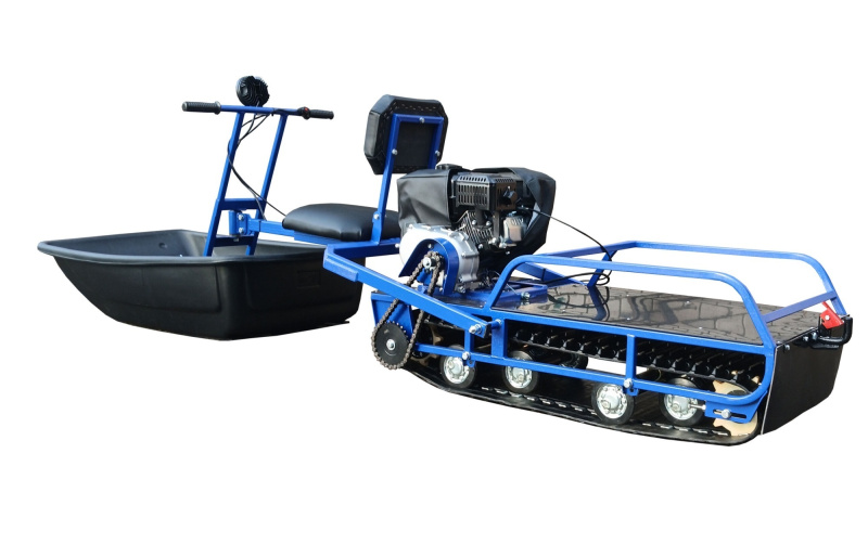 Мотобуксировщик толкач «АЛЬБАТРОС-XL9 PRO» с модулем (с фарой)